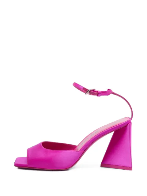 The Attico Piper pyramid-heel sandals Pink 1402549