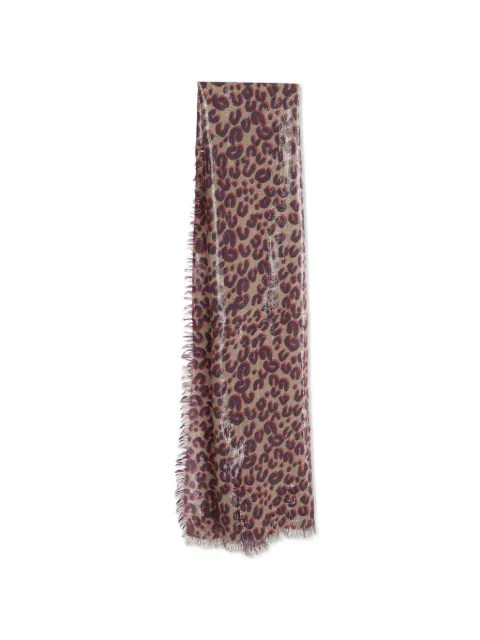 Louis Vuitton Pre-Owned x Stephen Sprouse leopard-print Stephen Sprouse scarf Neutrals 1401781