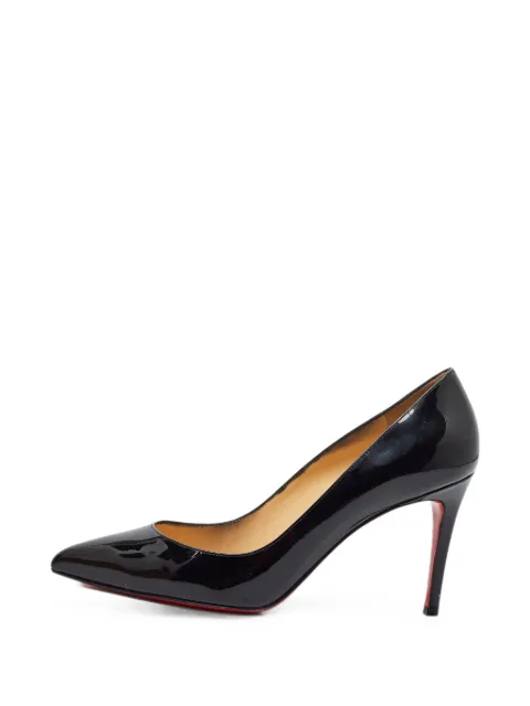 Christian Louboutin Pre-Owned Pigalle patent-leather pumps Black 1407302