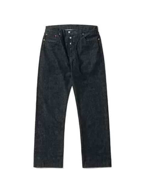 Sugar Cane Jeans selvedge-denim straight-leg jeans Black SC42460