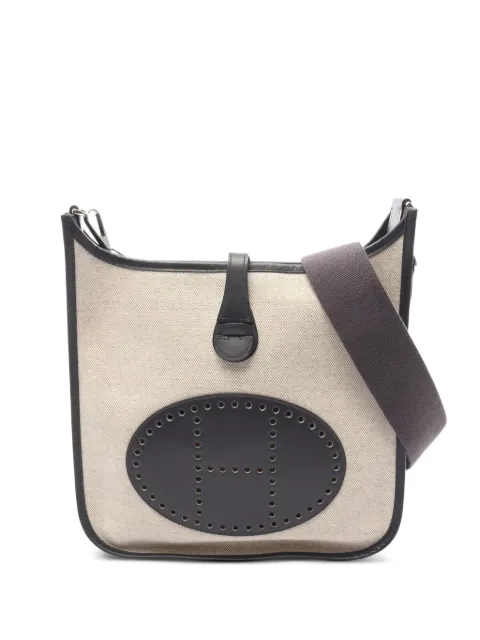 Hermès Pre-Owned 2007 Toile H Evelyne I PM crossbody bag Neutrals I6MJUNVR43EM69S7