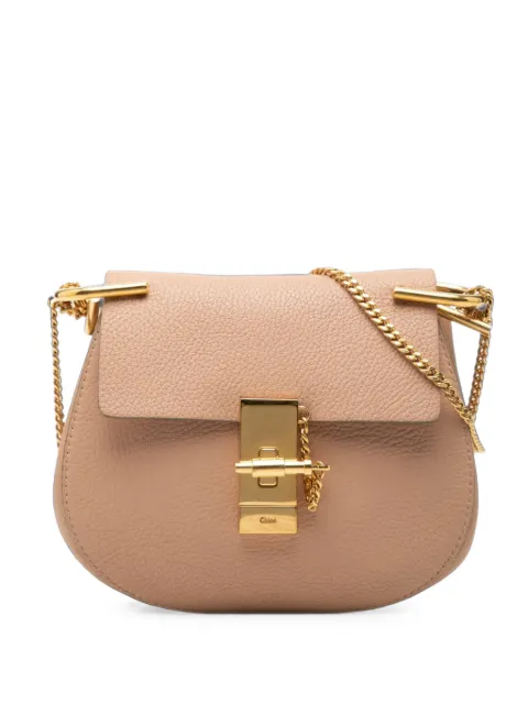 Chloé Pre-Owned 2016 Mini Leather Drew crossbody bag Pink 9MNRY3CX5Y6M8A37