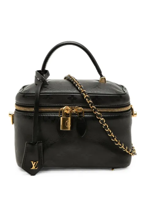 Louis Vuitton Pre-Owned 2020 Monogram Ink Vanity PM satchel Black DA2FW6ULJ91NEJ2P