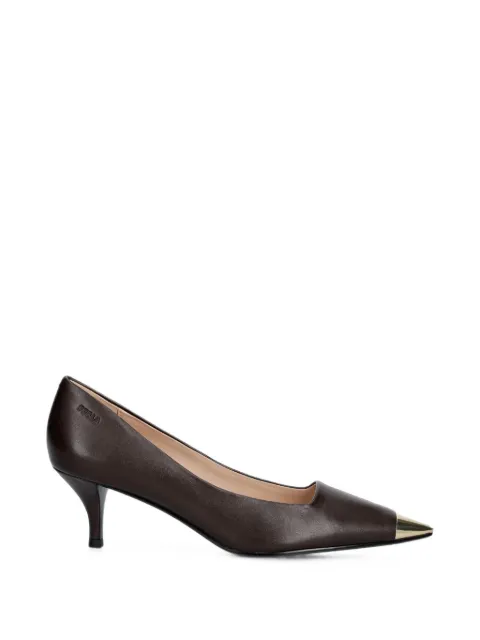 Furla metal-toe-cap pumps Brown YM28FMLX30000