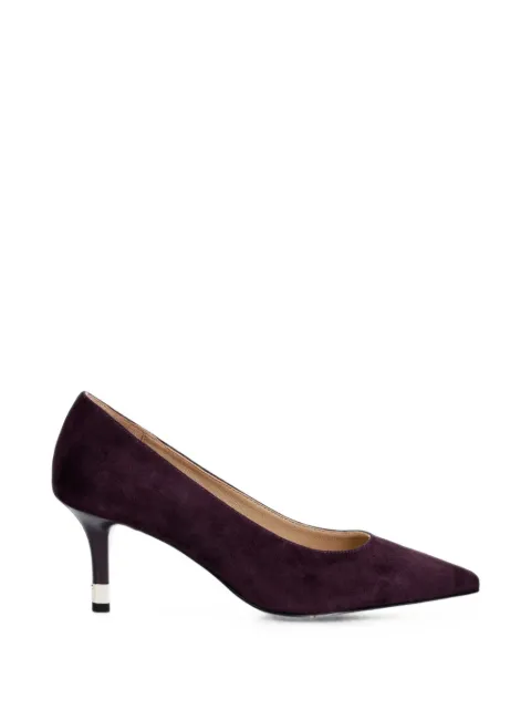 Furla suede pointed-toe pumps Purple YL581FAC10000