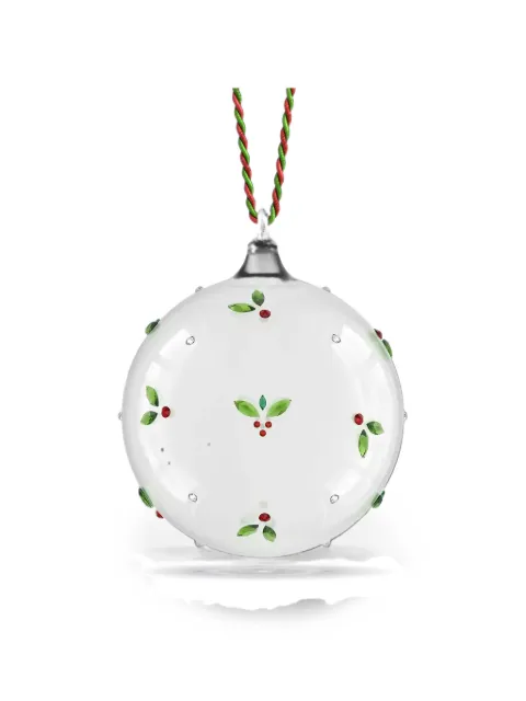 Swarovski x Bettina Fuchs Holiday Cheers holly ornament White 5735574