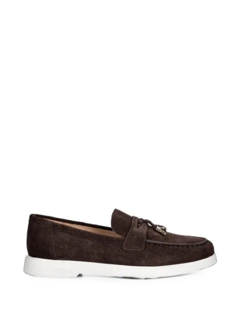 Furla tassel-detail suede loafers Brown YL94GCCY61000