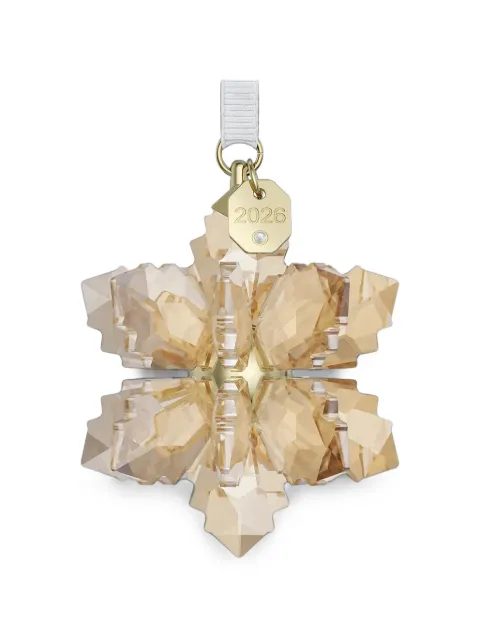 Swarovski Annual Edition 3D snowflake-motif faceted ornament Neutrals 5731942