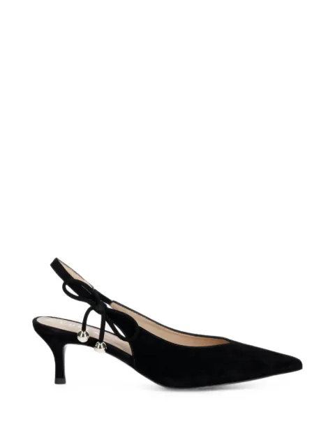 Furla bow-detail slingback pumps Black YM24FPOC10000