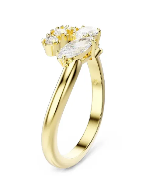 Swarovski crystal-embellished open-band ring Gold 5747969