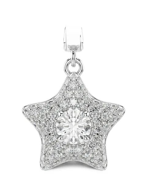 Swarovski Sublime star crystal-embellished charm Silver 5760562