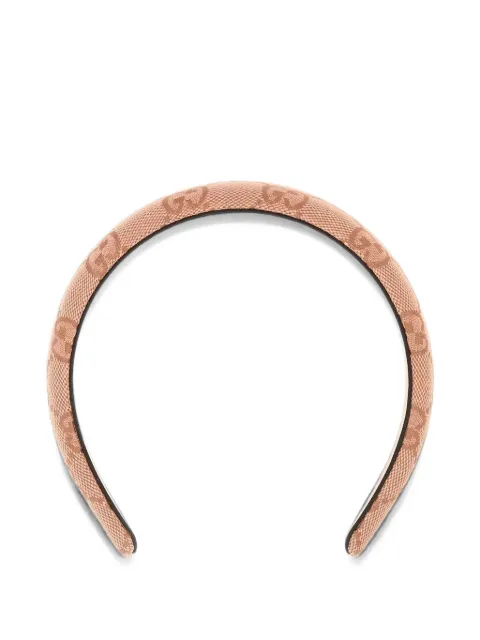 Gucci GG Supreme hairband Pink 7550384HG61
