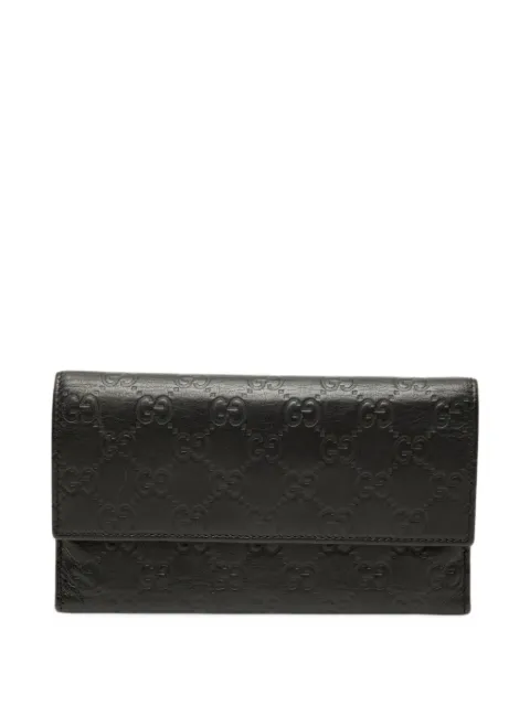 Gucci Pre-Owned 2000-2015 Guccissima Wallet long wallets Black YO27337VVCE6TA2H