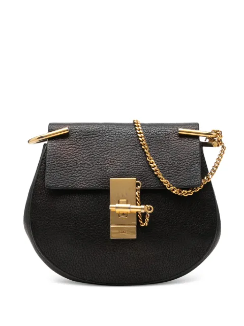 Chloé Pre-Owned 2002-2026 Mini Leather Drew crossbody bag Black SCWZM0F24CAUZ19B