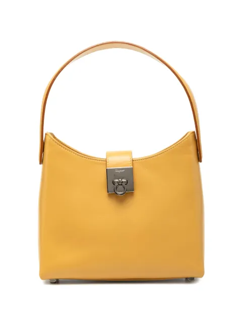 Ferragamo Pre-Owned 2010-2026 Leather Gancini handbag Yellow I8UU168DNVOK5NO4