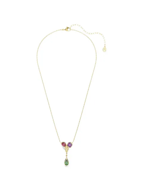 Swarovski crystal-pendant drop necklace Gold 5753261