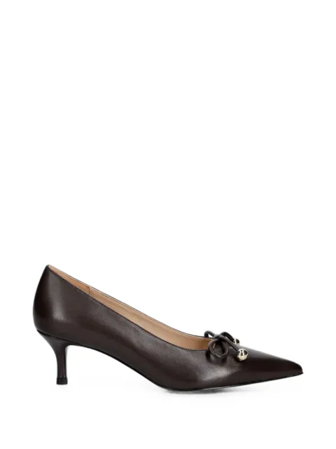 Furla bow-detail pointed-toe pumps Brown YM21FPOX30000