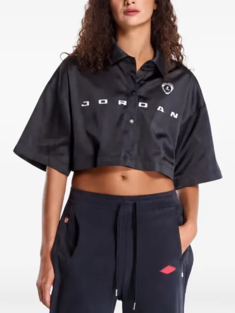 Jordan Flight cropped shirt Black IM6816