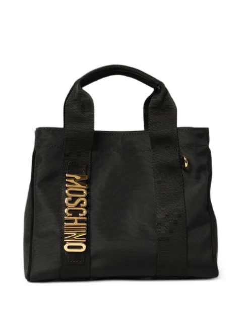 Moschino logo-lettering tote bag Black MC4616PP1OO21