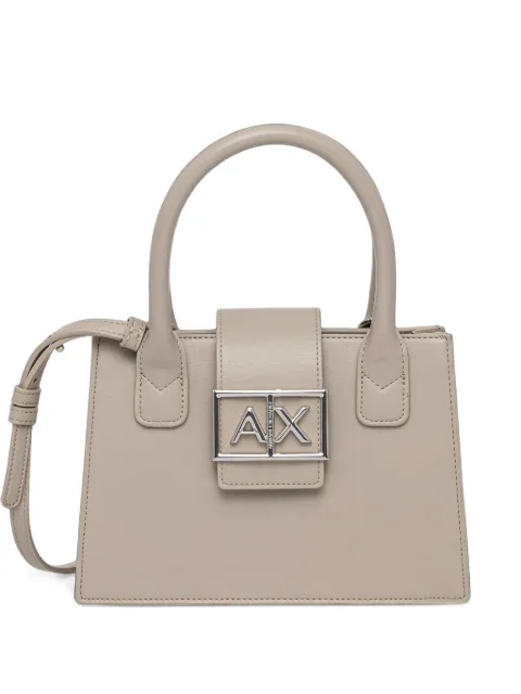 Armani Exchange logo-plaque tote bag Neutrals XW000306AF12039