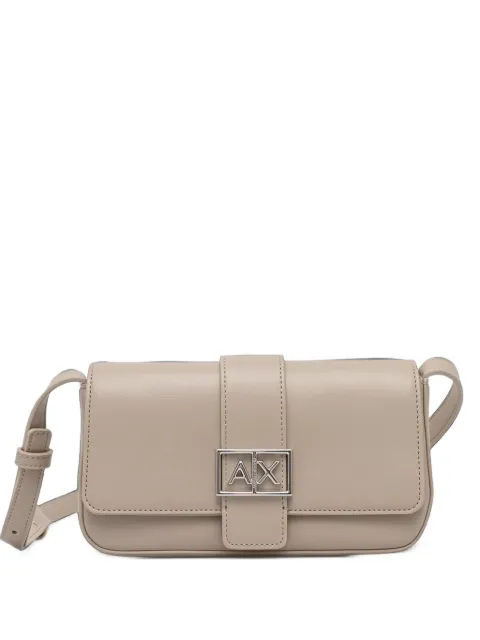 Armani Exchange logo-plaque cross body bag Neutrals XW002567AF1