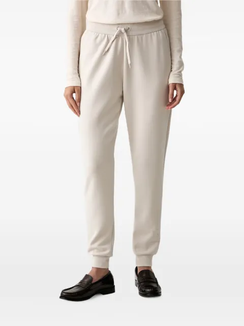 Armani Exchange rhinestone-logo track pants Neutrals XW000828AF1