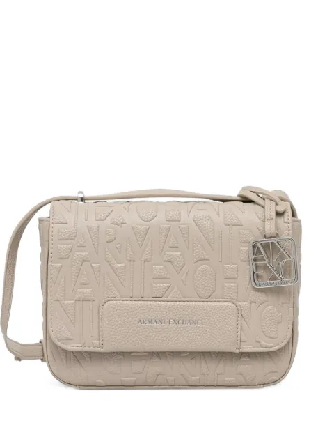 Armani Exchange logo-embossed cross body bag Neutrals XW001577AF1