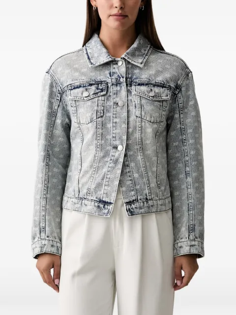 Armani Exchange logo-print denim jacket Blue XW002533AF25777