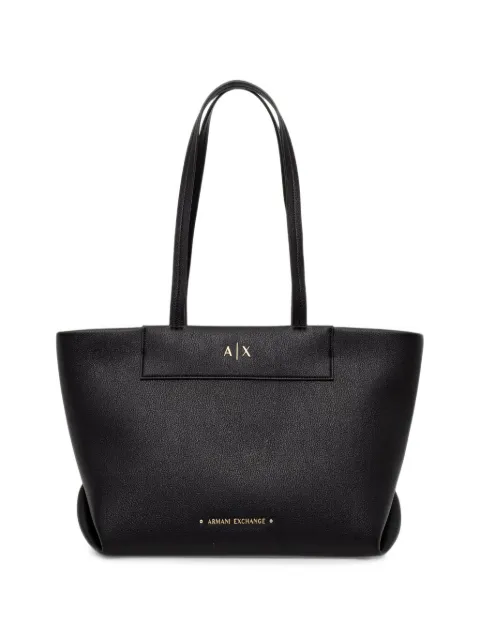 Armani Exchange logo-plaque tote bag Black XW001538AF26447