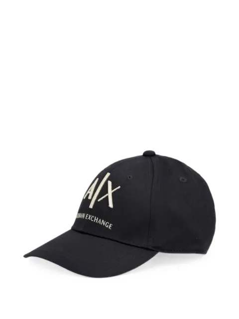 Armani Exchange logo-embroidered baseball cap Black XM003199AF15502
