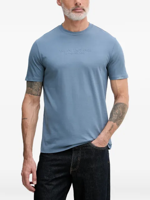 Armani Exchange logo-print crew-neck t-shirt Blue XM001280AF1
