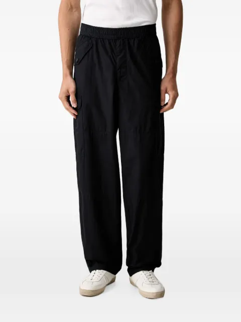 Armani Exchange elasticated-waist trousers Black XM002846AF2