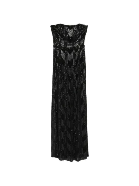 Jenny Packham sequin-embellished evening gown Black BBD130L01