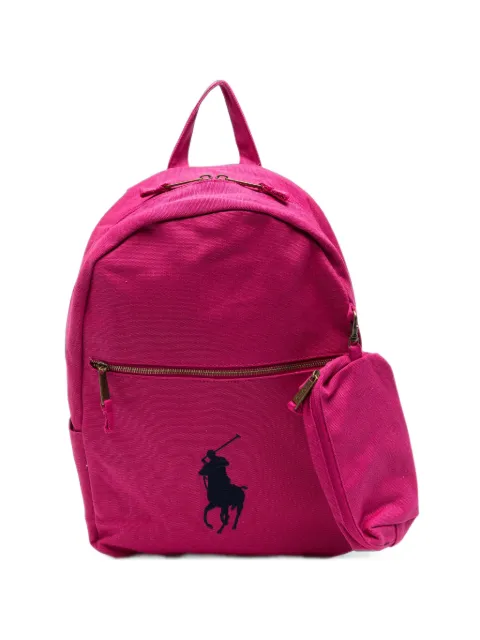Polo Ralph Lauren Pony-motif backpack Pink 9AR071AFX