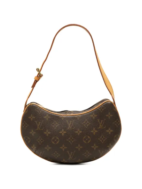 Louis Vuitton Pre-Owned 2000-2026 Monogram Croissant PM hobo bag Brown F9NIO6K2QZU5CVQE