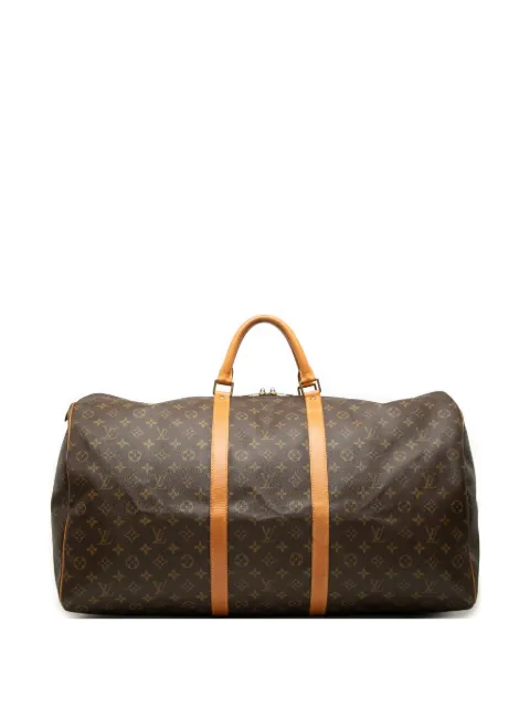Louis Vuitton Pre-Owned 1997 Monogram Keepall 60 travel bag Brown KYZAVRHOGADJ5SAL