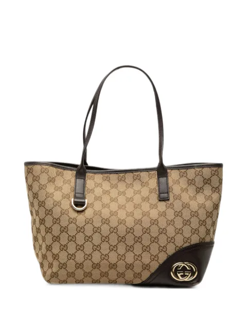 Gucci Pre-Owned 2000-2015 GG Canvas New Britt tote bag Neutrals EQIG3QXNXXA8JSKY