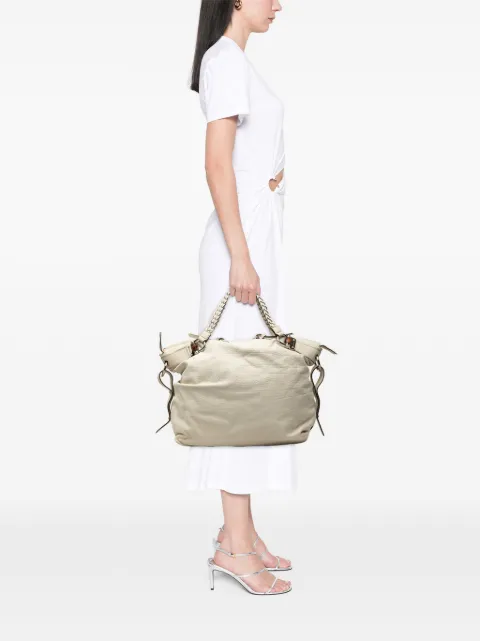 Gucci Pre-Owned 2000-2015 Large Leather Bamboo Bar tote bag White BFTO7BB6EDT8NLQS