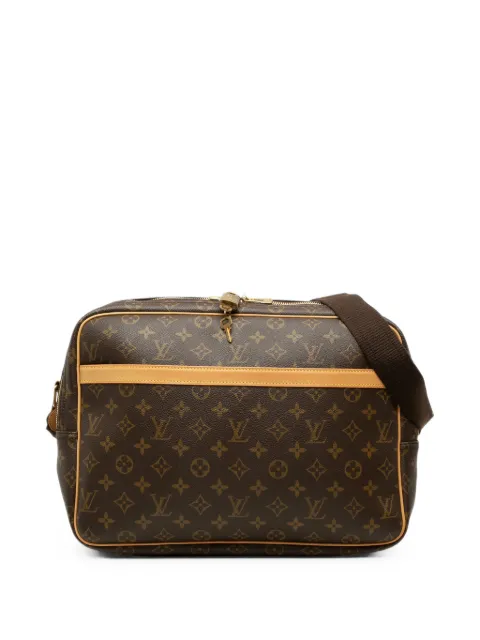 Louis Vuitton Pre-Owned 2001 Monogram Reporter GM crossbody bag Brown 49E0CFZ0NNQEFBOT