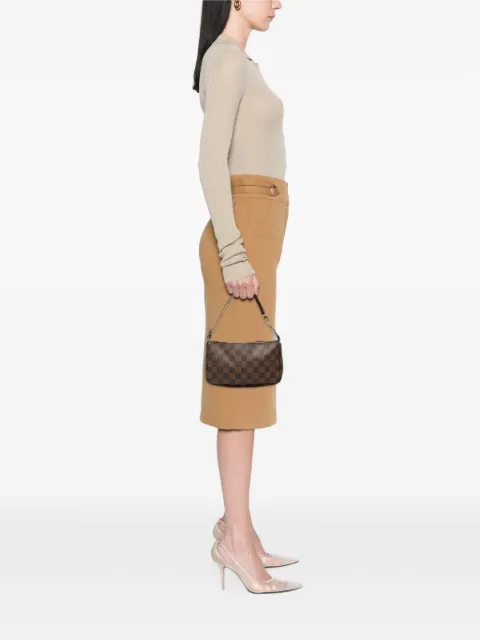 Louis Vuitton Pre-Owned 2008 Damier Ebene Pochette Accessoires shoulder bag Brown 5GWQFTXDX7DMCW7D