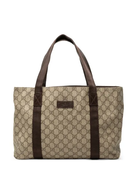 Gucci Pre-Owned 2000-2015 GG Supreme tote bag Neutrals 78445ARAC92IW6OA