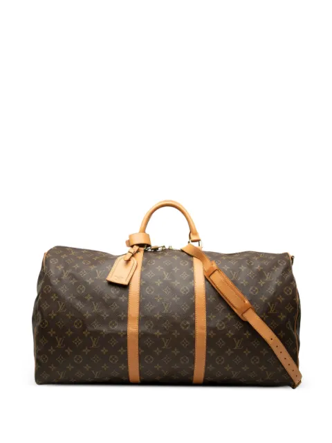 Louis Vuitton Pre-Owned 1994 Monogram Keepall Bandouliere 60 travel bag Brown 8NDKWKZDWVT4VLCZ