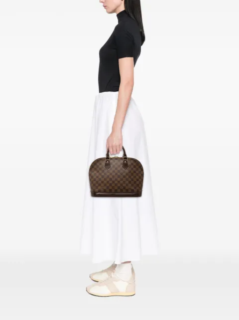 Louis Vuitton Pre-Owned 2006 Damier Ebene Alma PM handbag Brown 8472YPHHA3CXAENA