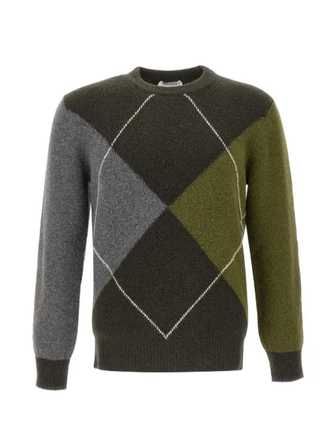 Kangra argyle-pattern knit Green 420501338