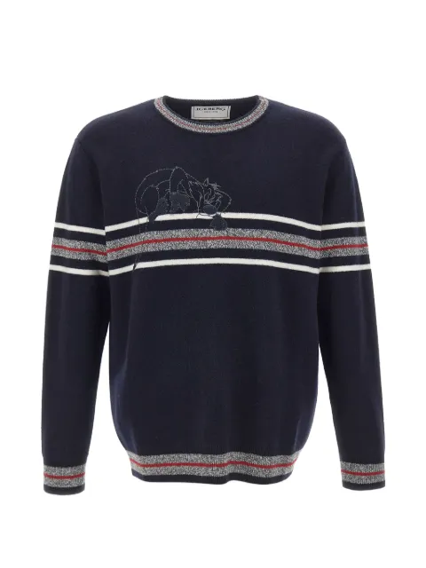 Iceberg Sylvester the Cat striped knit Blue A01090510003