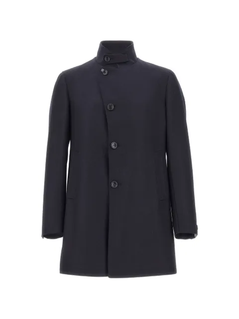 Tagliatore Gordon button-up wool coat Blue GORDON150037B1065