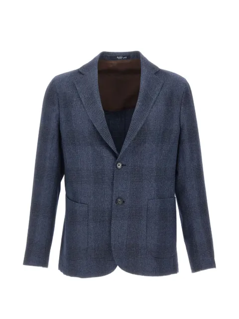 Barba Easy check blazer Blue EJ580380090
