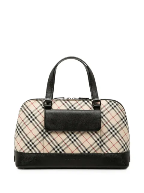 Burberry Pre-Owned 2000-2017 Nova Check Canvas handbag Neutrals ZPXTCU78B1SANWCY