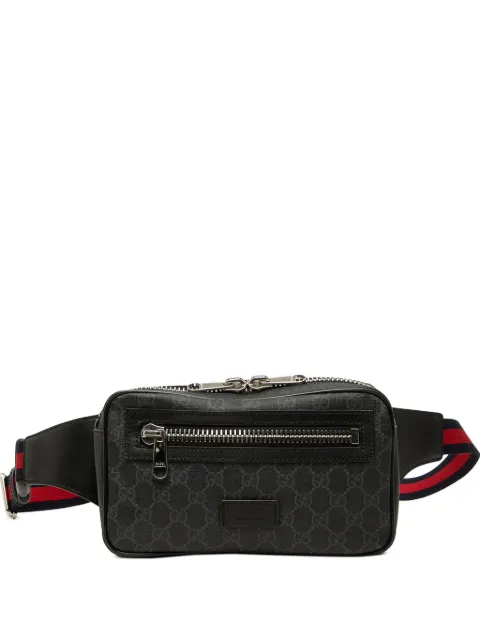 Gucci Pre-Owned 2000-2015 GG Supreme Web belt bag Black VPSKXUFI86QE5OAL