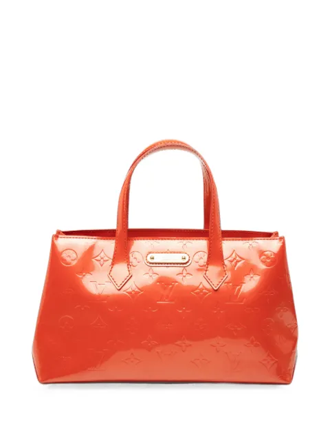 Louis Vuitton Pre-Owned 2008-2015 Monogram Vernis Wilshire PM handbag Orange UCLIHIGNBNTEQ1X3